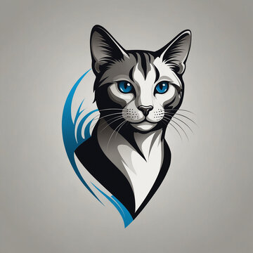 simple cat logo 05