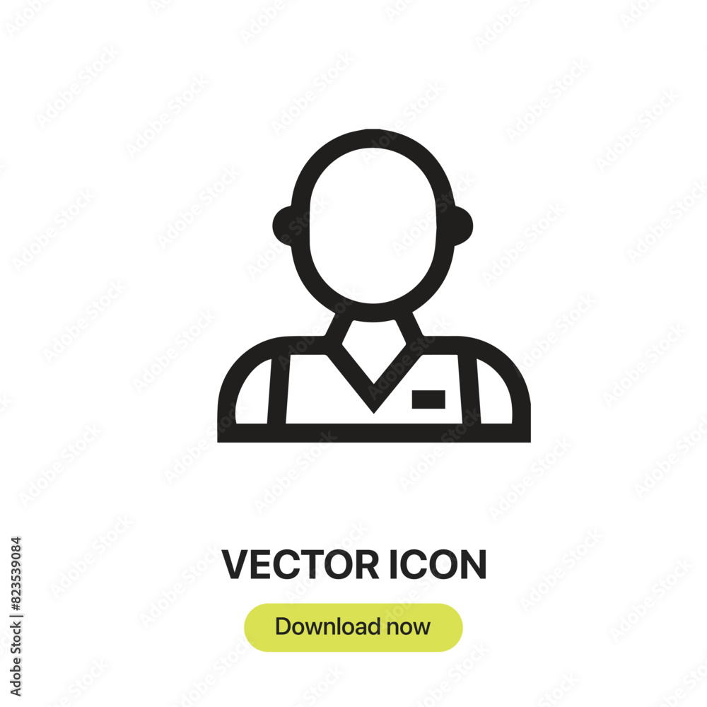Fototapete bar icon vector. linear-style sign for mobile concept and web design. bar symbol illustration. pixel