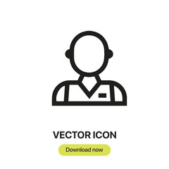 Bar icon vector. Linear-style sign for mobile concept and web design. Bar symbol illustration. Pixel vector graphics - Vector.	