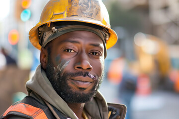 Photo of a Construction Worker, Generative AI