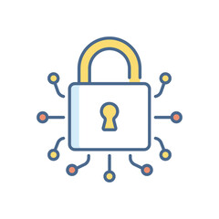 Cyber Security vector icon