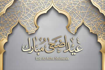 Illustration of Eid mubarak and Aid said. beautiful islamic and arabic background of calligraphy wishes Aid el fitre and el adha greeting moubarak and mabrok for Muslim Community festival.