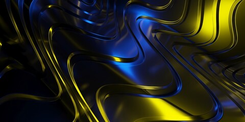 Colorful abstract waves. Gradient design element. Web banner background