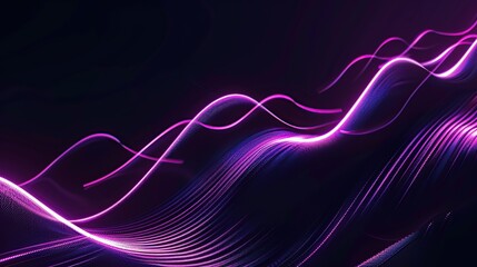 Abstract background in purple colored wave movement