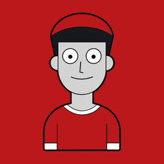 avatar cartoon drawings of smile characters