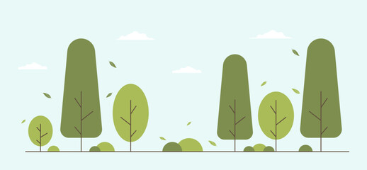 Garden green bush Vector set of vegetation bushes. Cartoon icon for decorate landscape park, backyard © Natalya Nepran