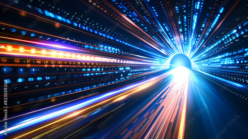 Aufkleber abstract speed technology concept background vector image