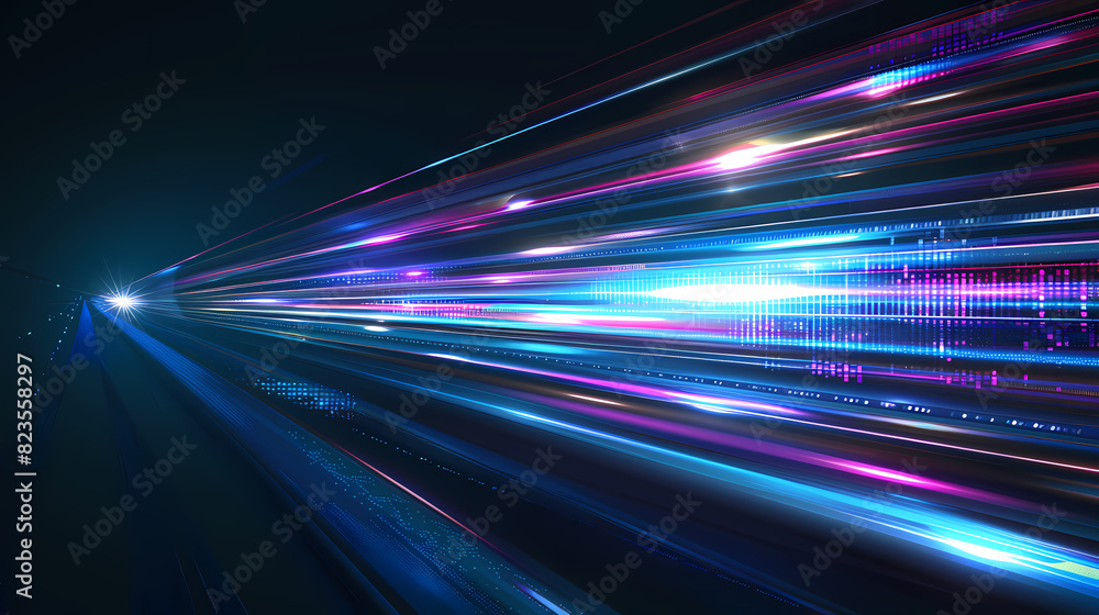 Poster abstract speed technology concept background vector image