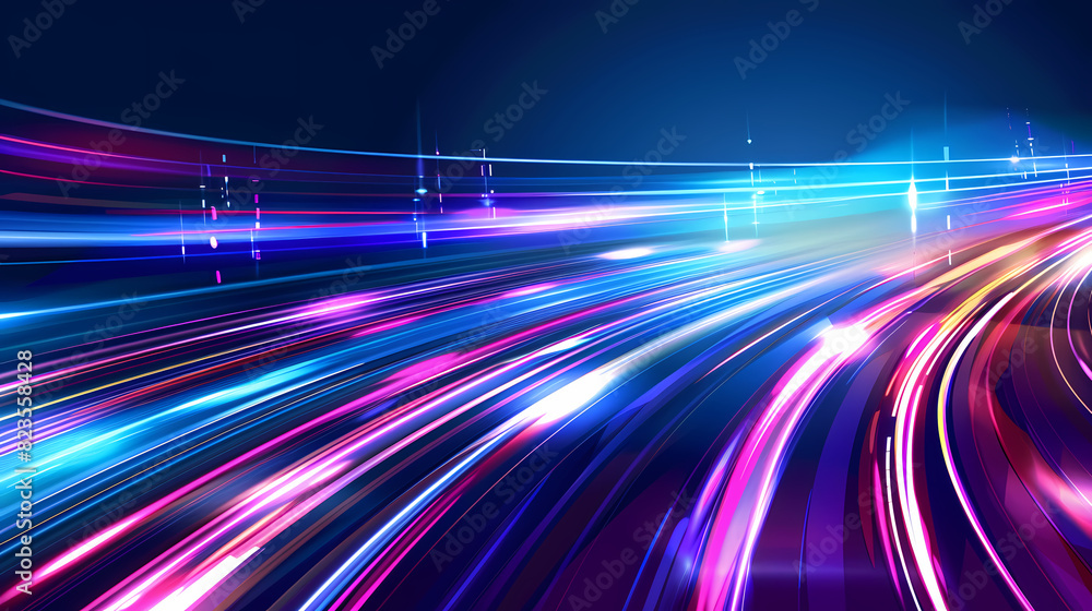 Poster abstract speed technology concept background vector image