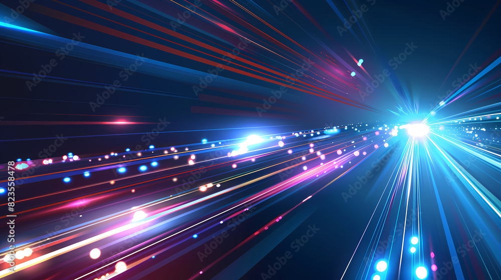 Poster abstract speed technology concept background vector image