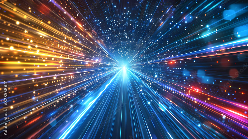 Poster abstract speed technology concept background vector image