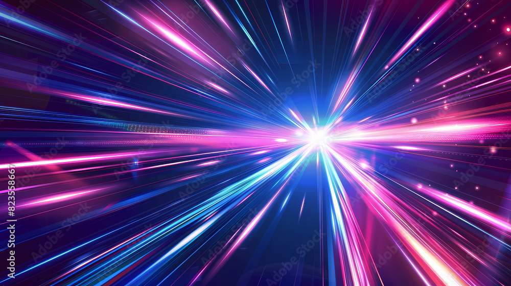 Poster abstract speed technology concept background vector image