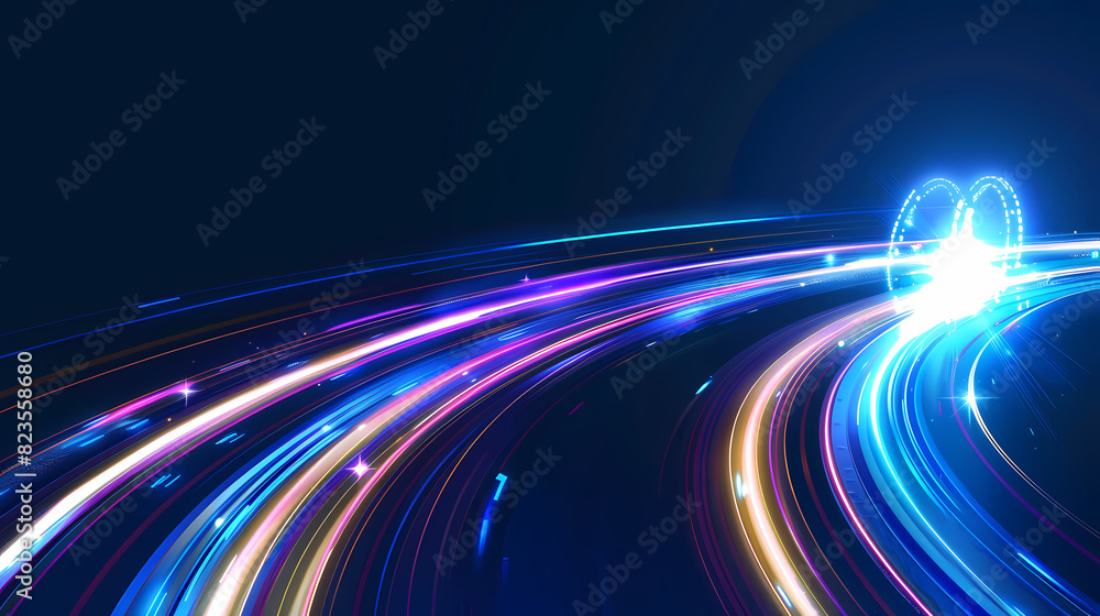 Aufkleber abstract speed technology concept background vector image