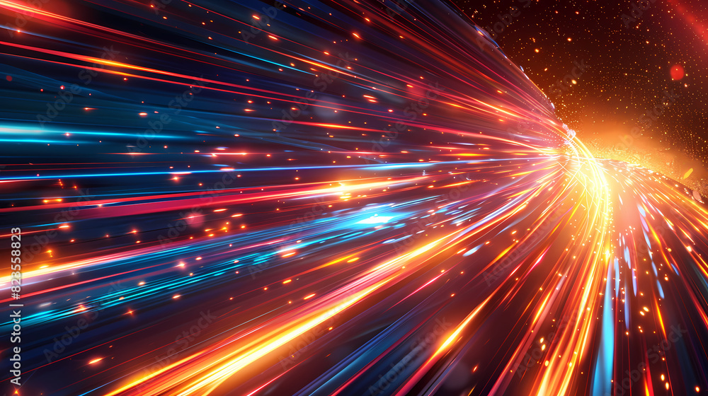 Poster abstract speed technology concept background vector image