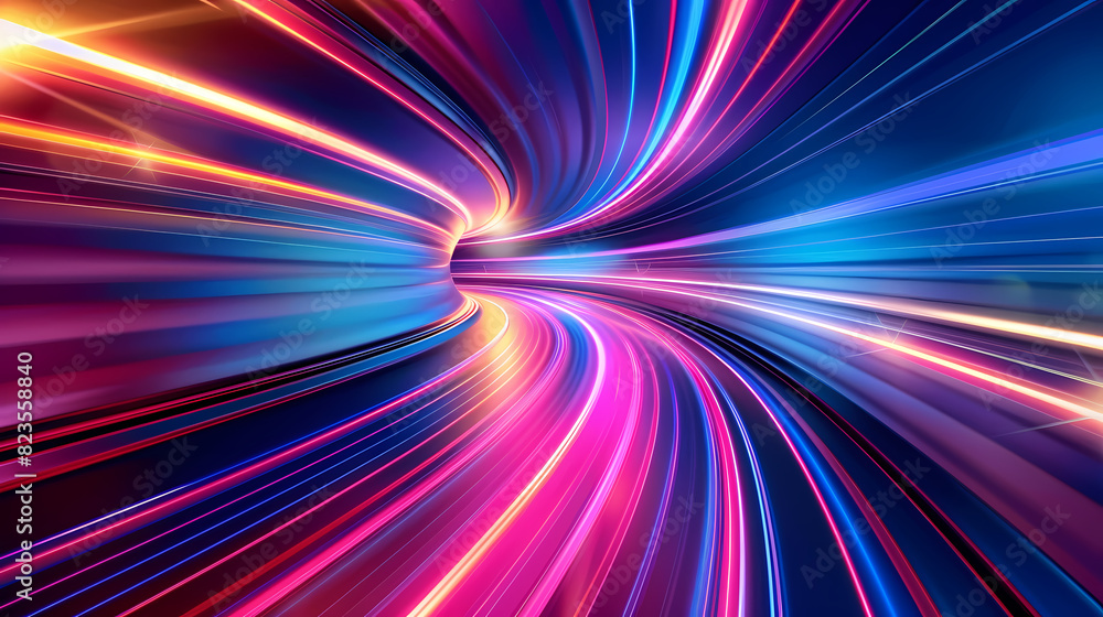 Poster abstract speed technology concept background vector image