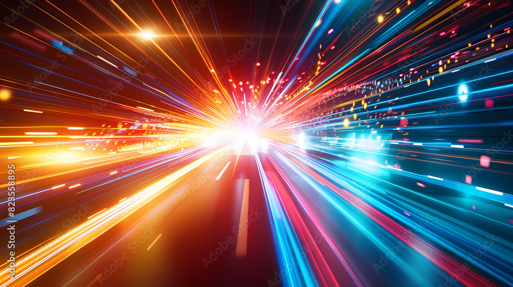 Aufkleber abstract speed technology concept background vector image