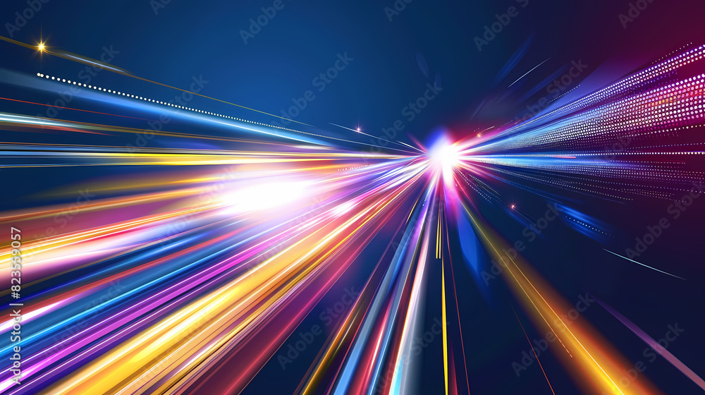 Poster abstract speed technology concept background vector image