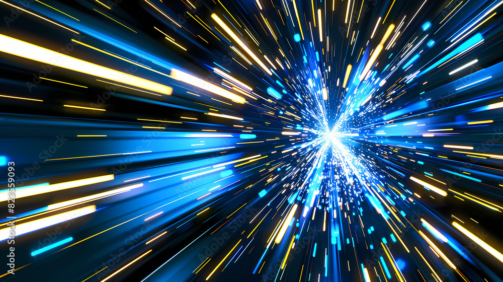 Poster abstract speed technology concept background vector image