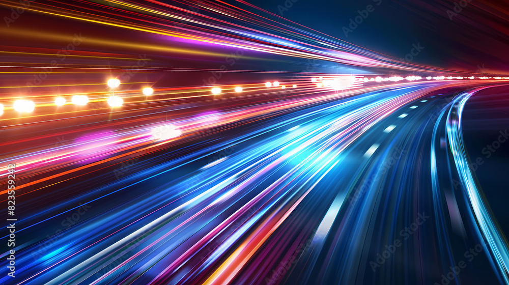 Poster abstract speed technology concept background vector image