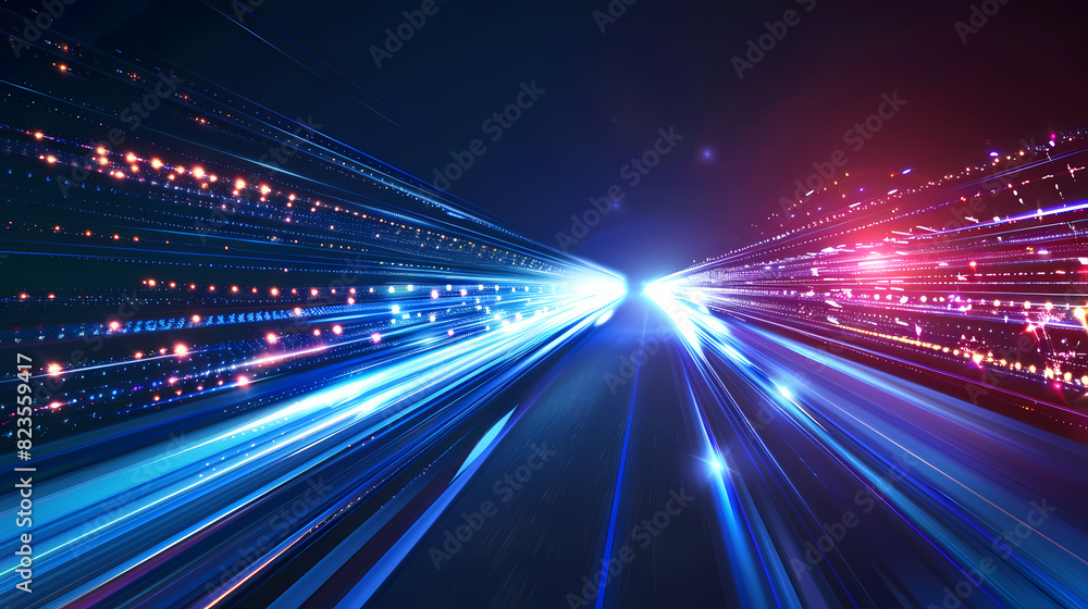 Poster abstract speed technology concept background vector image