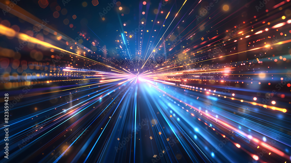 Aufkleber abstract speed technology concept background vector image