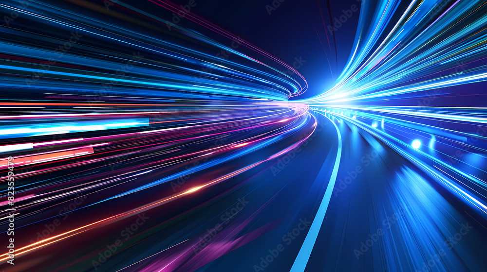 Poster abstract speed technology concept background vector image