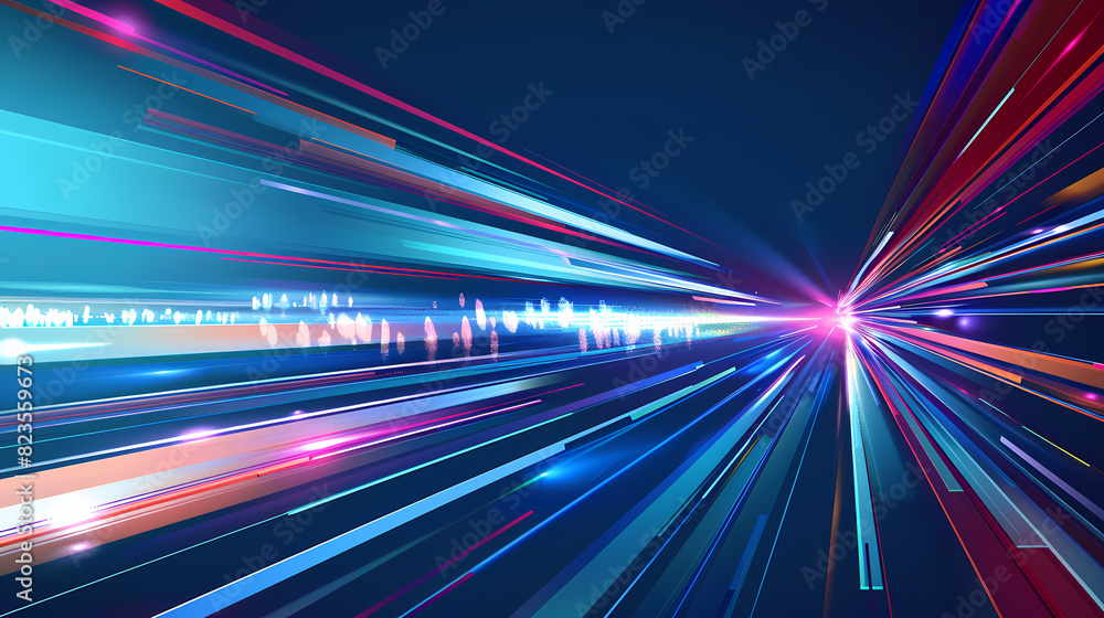 Poster abstract speed technology concept background vector image