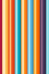 Obraz premium Abstract colorful vertical stripes pattern, vibrant hues and smooth gradients.