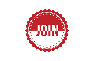 Join red ribbon label banner.