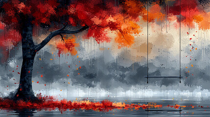 background with paint