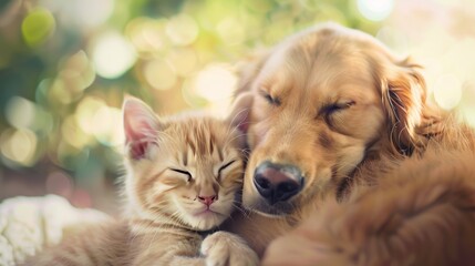 Obraz premium A dynamic online platform for pet lovers, sharing adorable pet photos, exchanging pet care tips, and providing support for animal lovers,