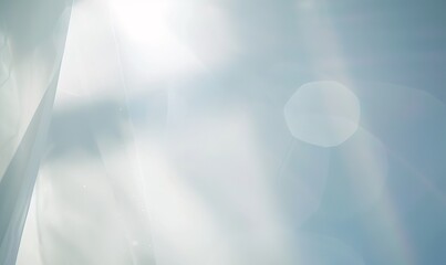 Prism light rainbow overlay sunlight glitter background