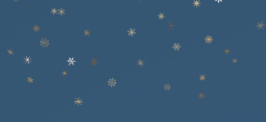 Naklejka premium Celestial Extravaganza: 3D Illustration Captures the Beauty of Falling Colorful Stars