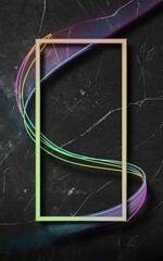 Simple Neon Luxury Background