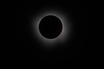 April 8, 2024 Total Solar Eclipse near Uvalde Texas.
