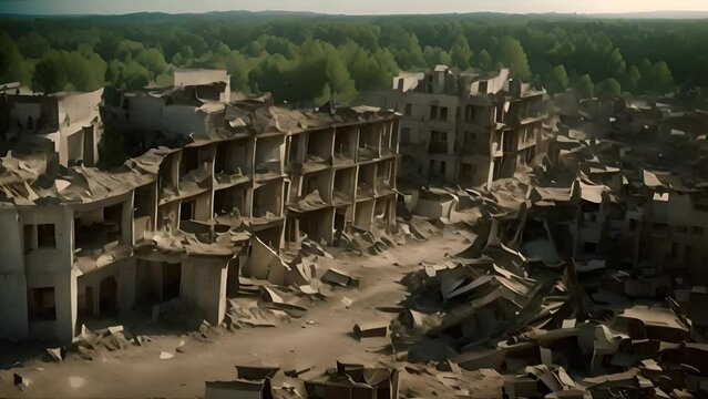 War Torn Destruction Generative AI