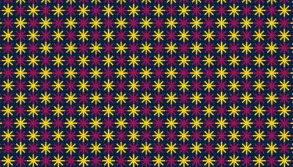 Minimal Geometric Seamless Patterns with Abstract Shapes in Modern Style