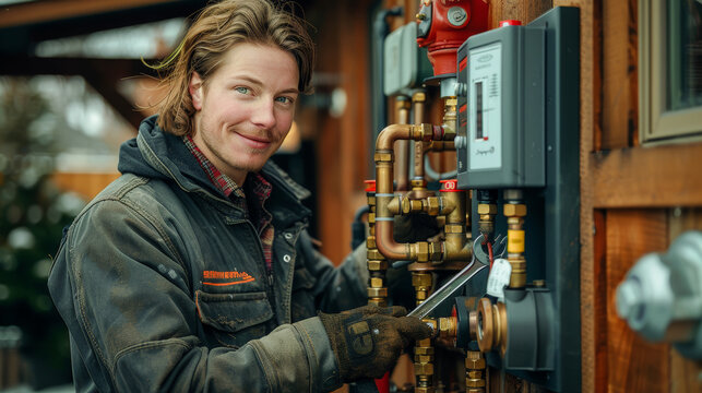 Experienced Female Plumber at Work Elderly People Demonstrates Craftsmanship Amidst Skilled Labor Shortage in Plumbing Industry Wallpaper Digital Art Poster Brainstorming Map Magazine Background Cover