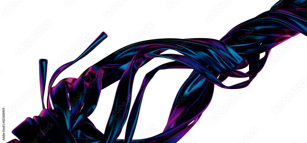 Poster Dynamic Aquatic Motion: AbstracDynamic Aquatic Motion: Abstract 3D Blue Wave Illustration for Dynamic Visualst 3D Blue Wave Illustration for Dynamic Visuals