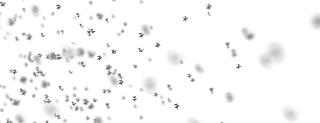 confetti png. Gold confetti falls from the sky.