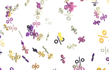 percent shopping digital in 3d.