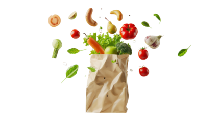 Healthy food, food menu, fresh fruits and vegetables healthy lifestyle advertising creative lifestyle Nutrition for weight loss Food for weight loss on a white background