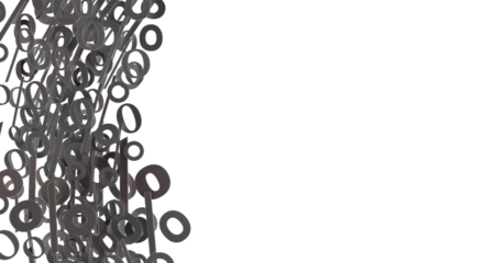 Sales icons floating in the air 3D rendering