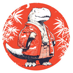 dinosaur logo design