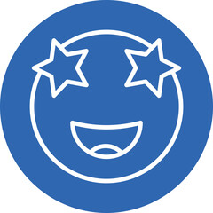 Sparkle Spectrum line circle icon