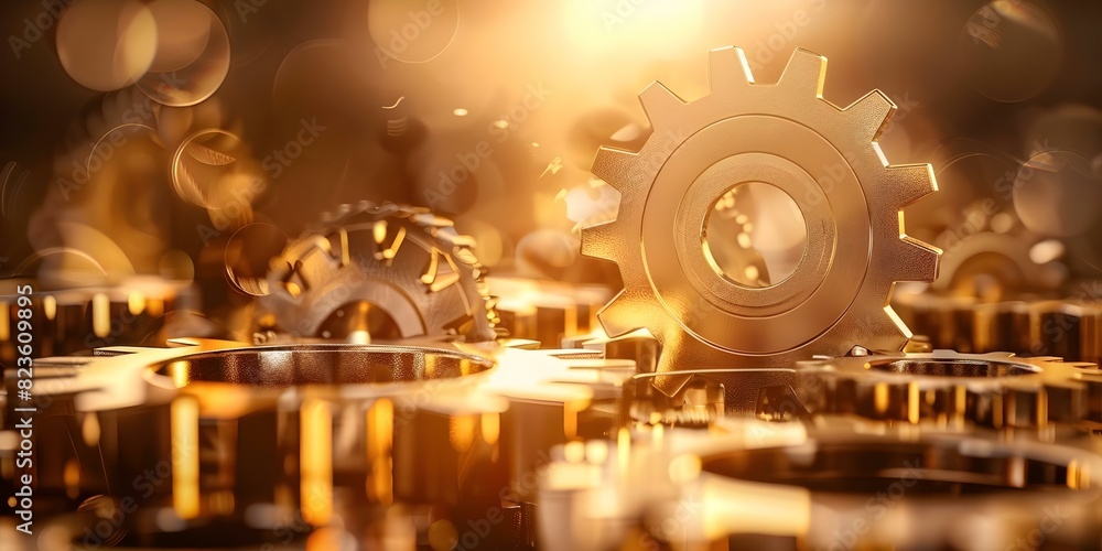 Poster the symbolism of teamwork: assembling gears for efficient business processes and collaboration. conc