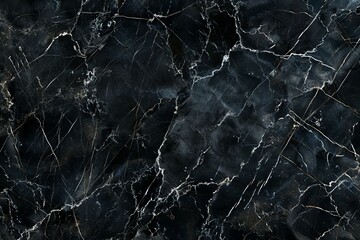 Black marble texture background. AI generative