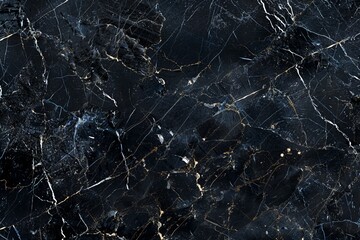 Black marble texture background. AI generative