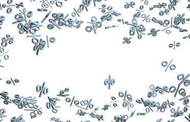 sale digital percent in transparent