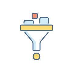 Funnel vector icon